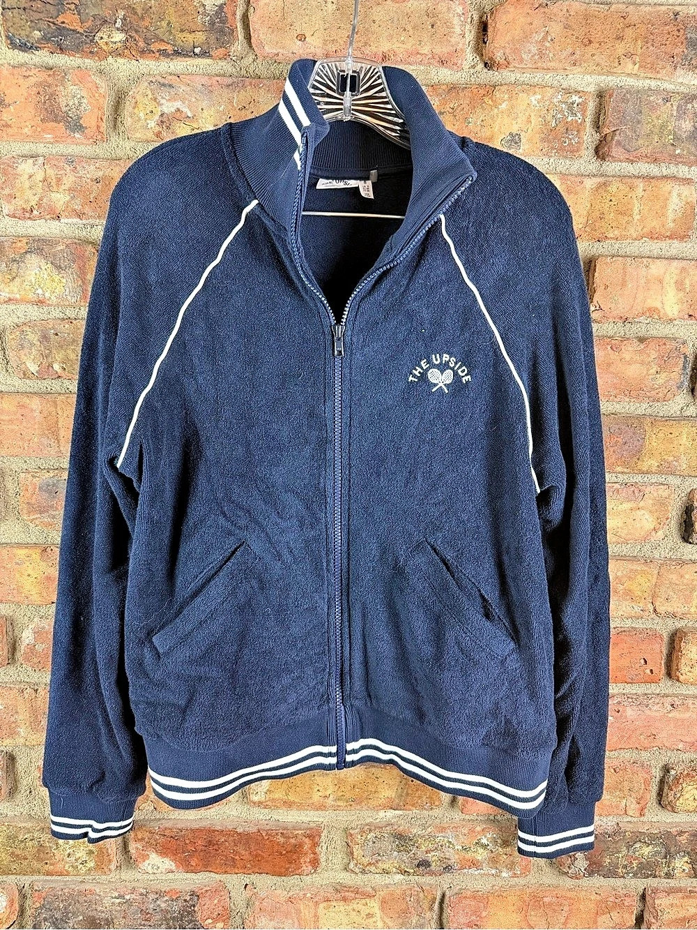 The Upside Rally Quinn Jacket Blue Size Small